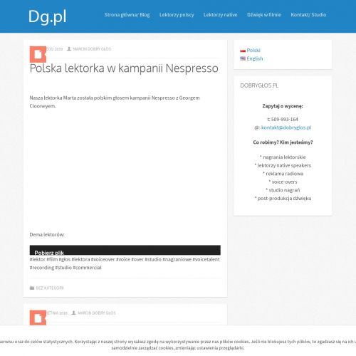 Podkładanie głosu do reklam - Wrocław