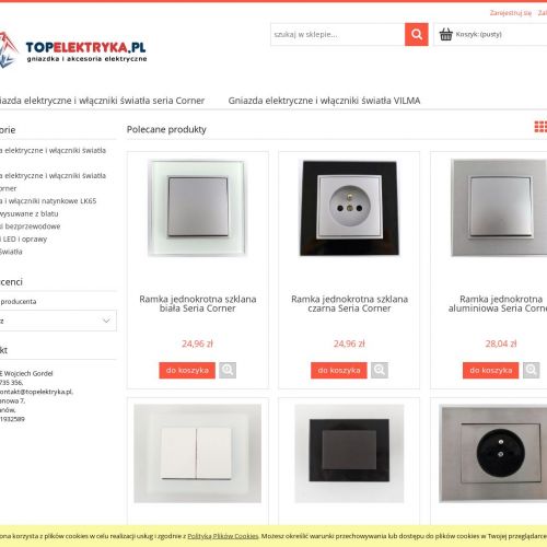 Szklane kontakty vilma