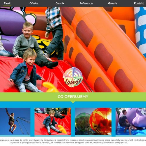 Dmuchane zjeżdżalnie wynajem - Katowice