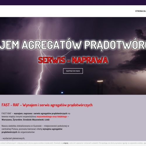 Wynajem agregatów mazowieckie w Warszawie
