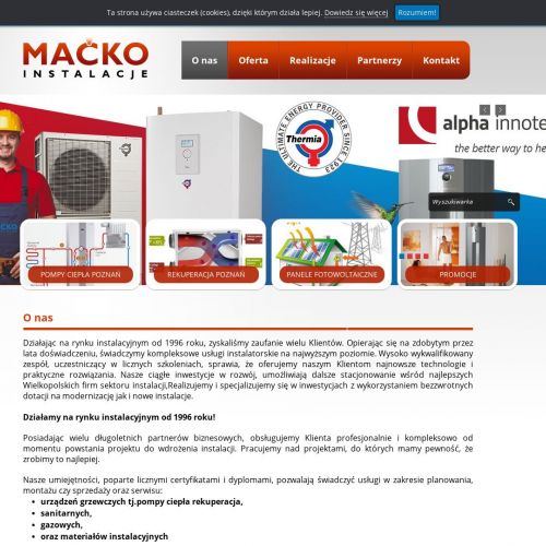 Instalacje co - Luboń