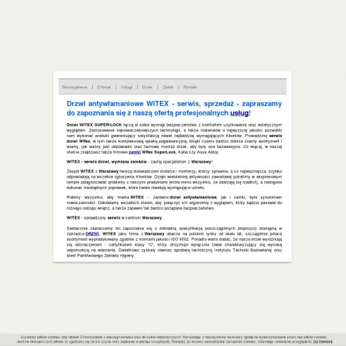 Drzwi witex w Warszawie