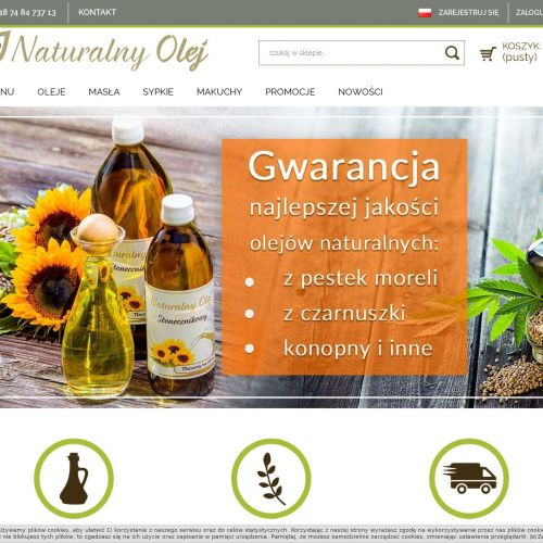 Olej rzepakowy tłoczony na zimno