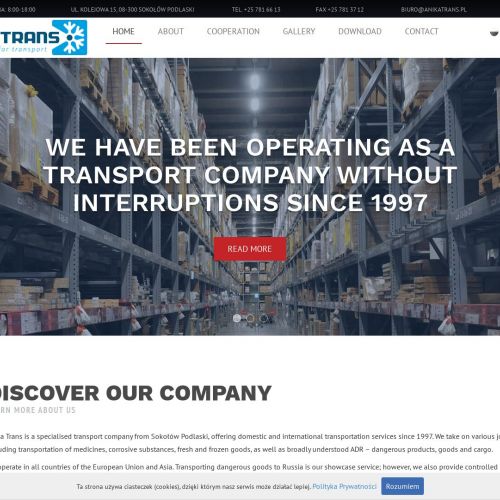 Warszawa - transport leków rosja