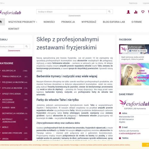 Fryzjerskie szampony