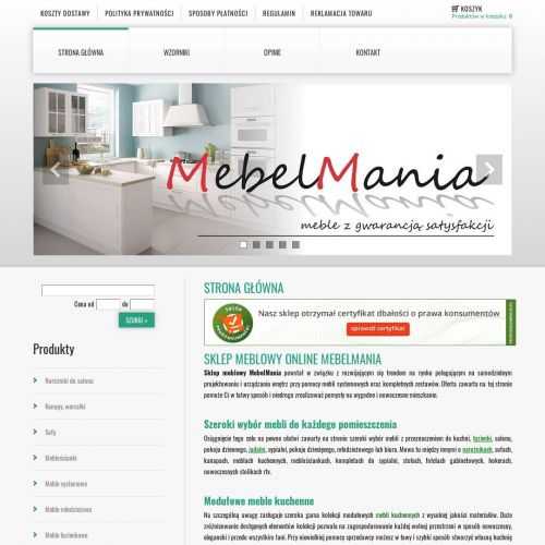 Zestaw mebli łazienkowych