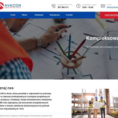 Kraków - wykonanie sieci wod kan