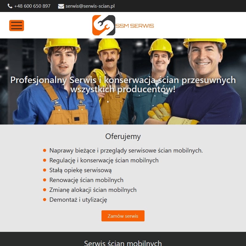 Serwis ścian akustycznych w Krakowie