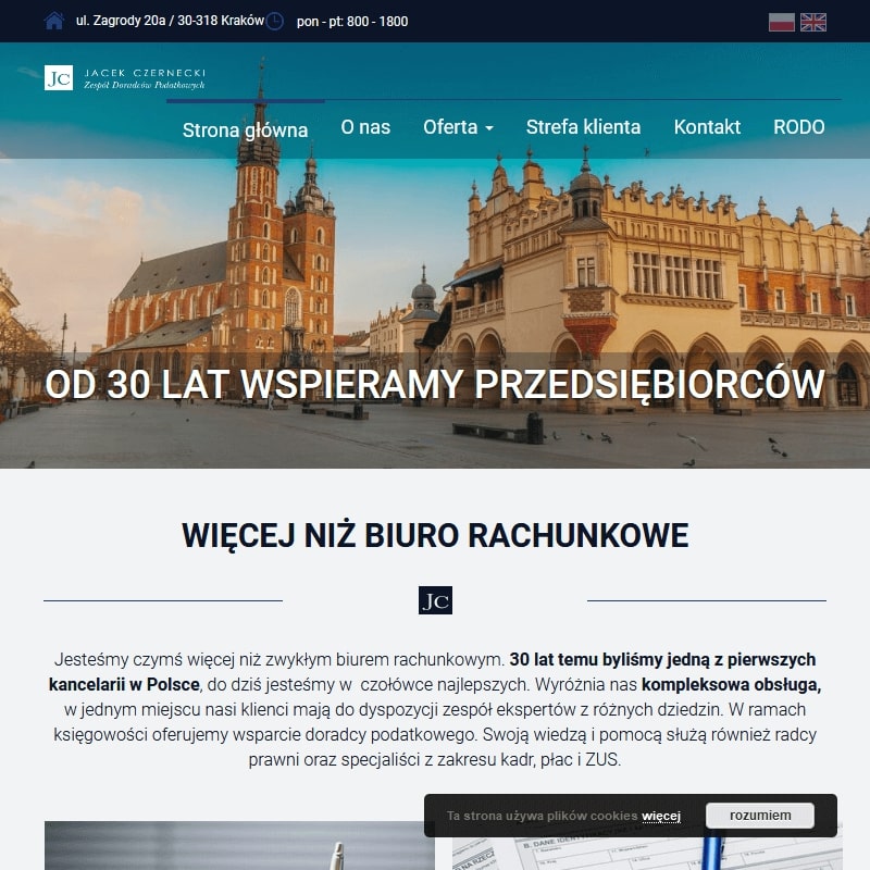 Kraków - prowadzenie księgowości