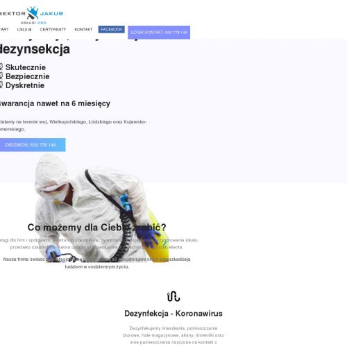 Odkażanie pomieszczeń biurowych Konin