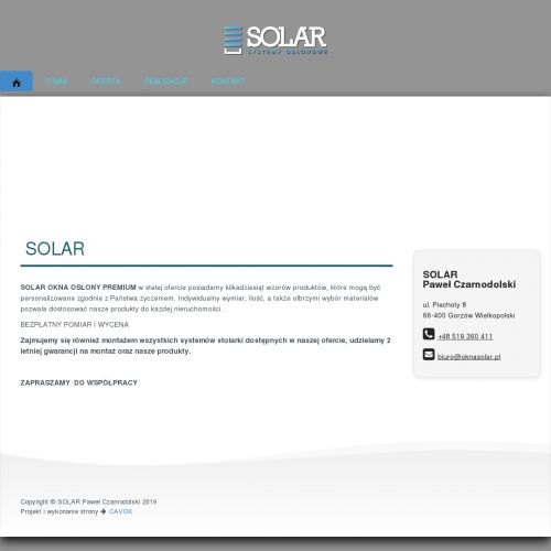 Rolety zewnętrzne natynkowe - świebodzin