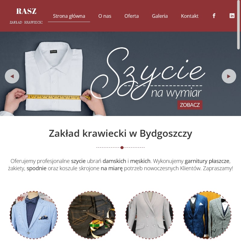 Garnitury na miarę - Grudziądz