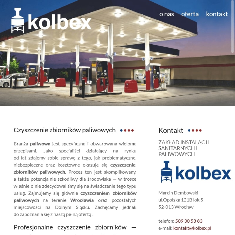 Czyszczenie zbiornika paliwa diesel w Wrocławiu