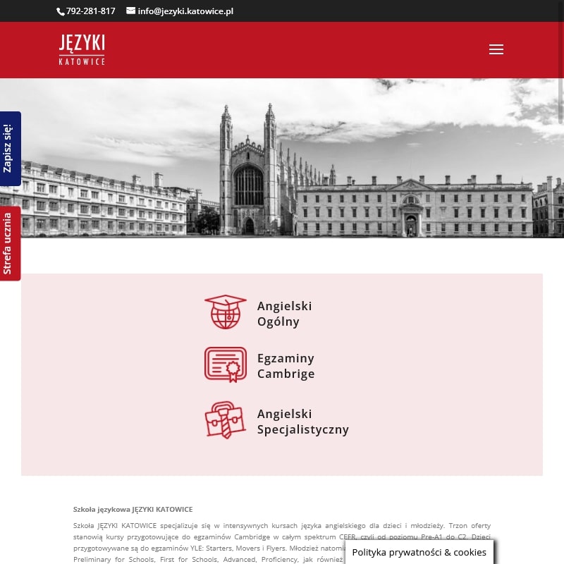 Egzamin first certificate w Katowicach