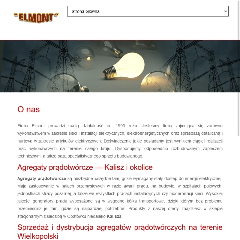 Agregaty prądotwórcze z rozrusznikiem w Koninie