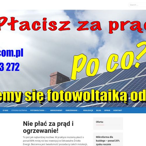 Montaż paneli fotowoltaicznych na dachu