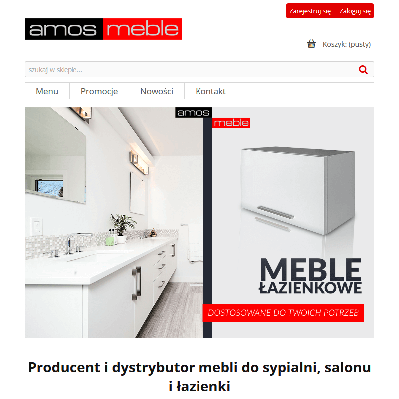 Szafka wisząca połysk na klik push open w Kępnie