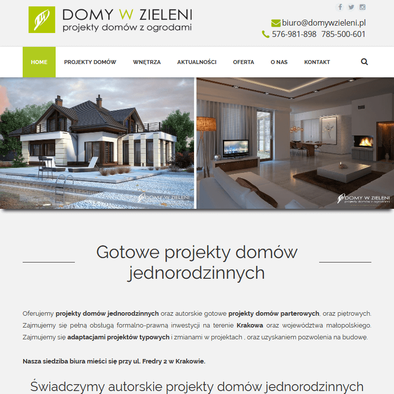 Warszawa - projekty domów tanio