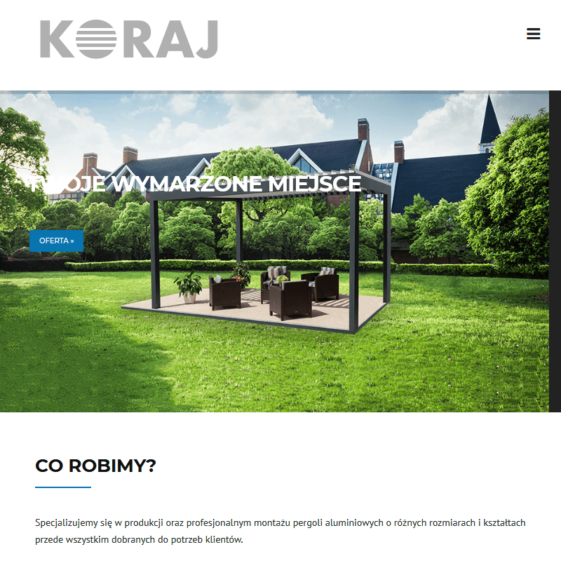 Nowoczesne zadaszenie tarasu