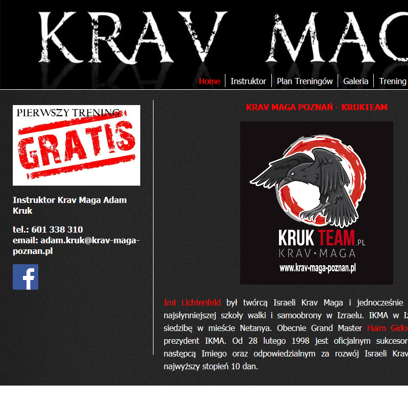 Instruktor krav maga Poznań