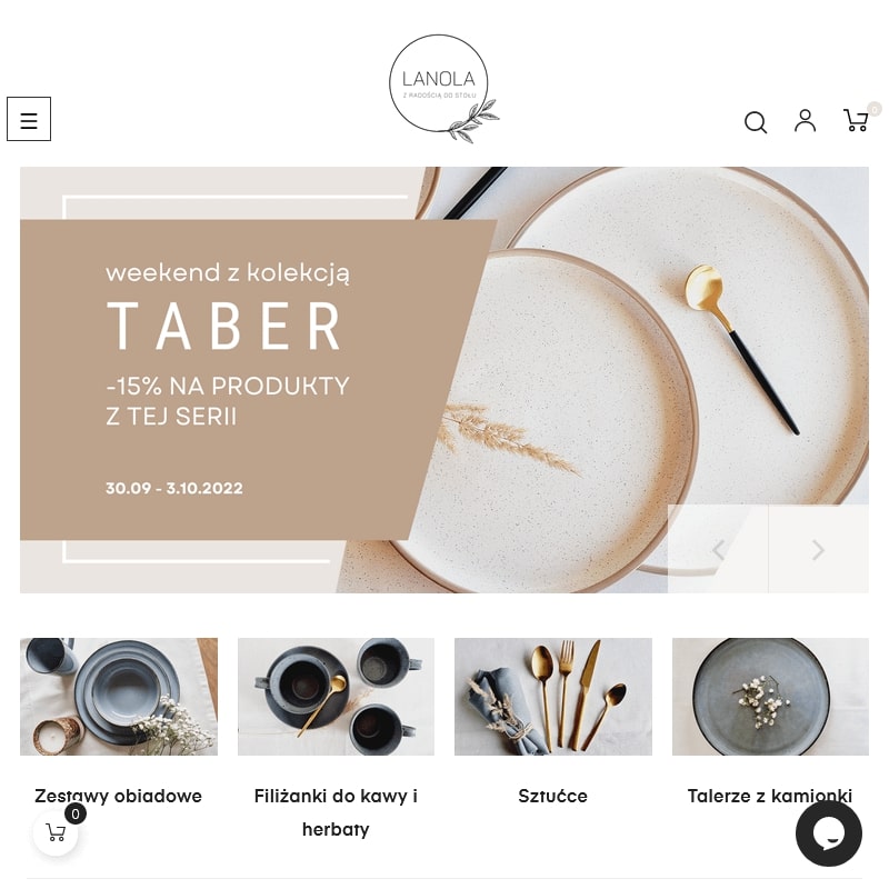 Zastawa stołowa z kamionki