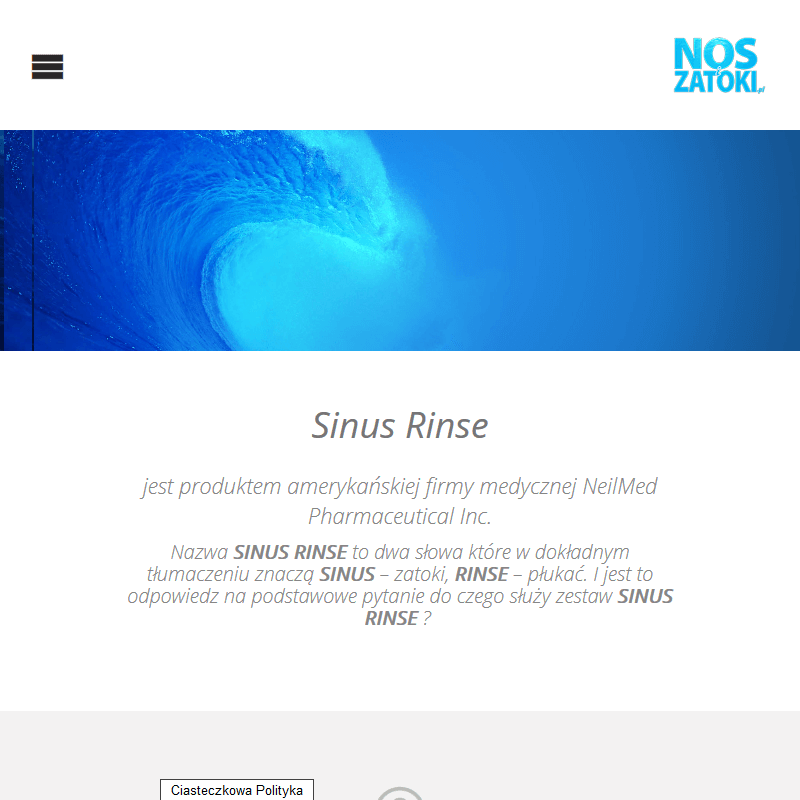 Płukanie nosa i zatok