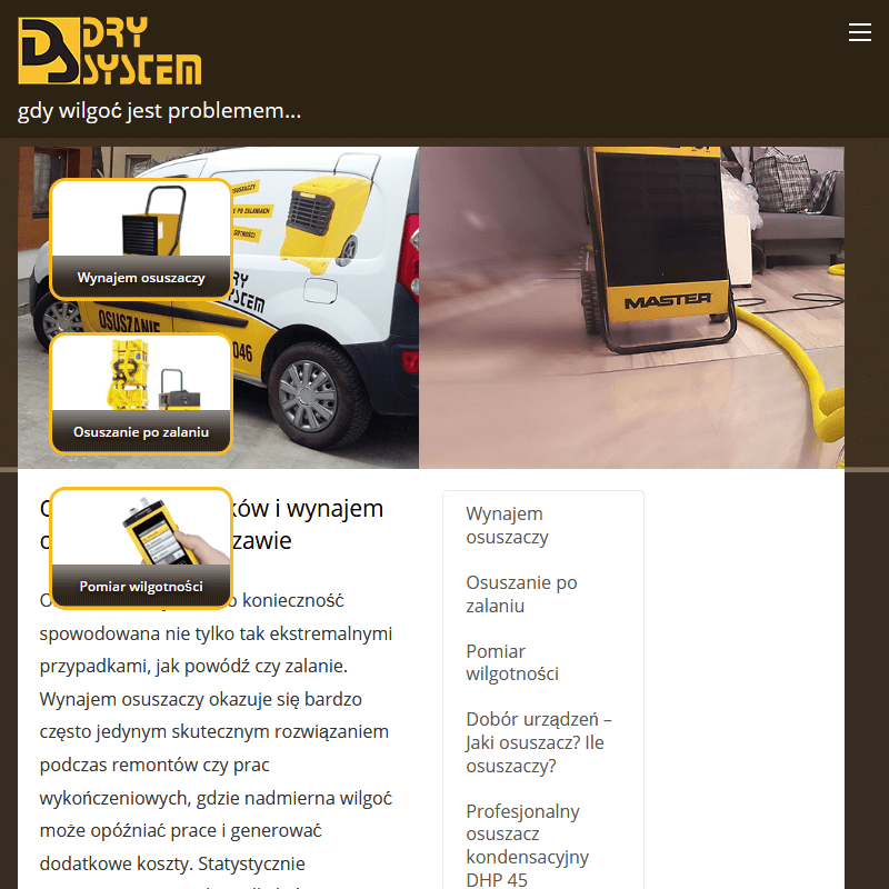 Osuszanie mieszkań po zalaniu Warszawa