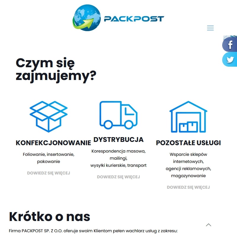 Usługi konfekcjonowania w Warszawie