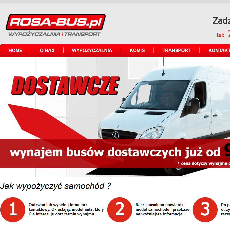 Radom - wynajem samochodów dostawczych