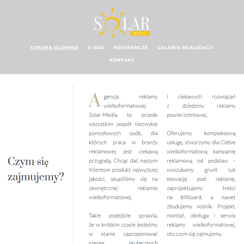 Warszawa - reklama wielkoformatowa cennik