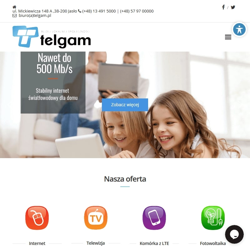 Najlepszy internet światłowodowy Jasło